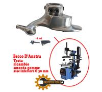 scarpetta per lo smontagomme , testa smonta gomme , foro 30 mm