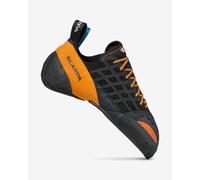 Scarpa Instinct Lace - scarpette da arrampicata - uomo 43 EU Black/Orange man Vibram