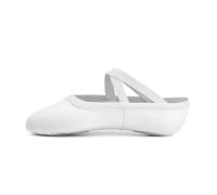 Scarpette da Balletto in Tela per Donna E Ragazza Suola Spezzata(White,39)