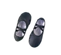 Scarpette da Ballo Scarpe da Punta in Pelle PU for Ragazze for Bambini Pantofole da Ballo con Suola Intera Ballerine di for Bambini Scarpe da Pratica for Il Balletto(Color1,29)