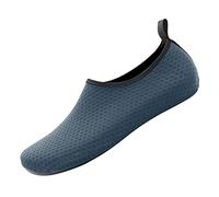 Scarpette da Scoglio Donna Uomo Scarpe Acqua Senza Lacci Sportiva Scarpe da Spiaggia Barefoot Antiscivolo Scarpette da Scoglio Chiuso Immersione Scarpe da Mare Trasparenti Gomma Scarpe da Scoglio