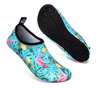 Scarpette da scoglio, protezione per i piedi nudi, per mare, spiaggia, piscina, unisex, (Fenicottero blu.), 36.5/37 EU
