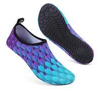Scarpette da scoglio, protezione per i piedi nudi, per mare, spiaggia, piscina, unisex, Viola (Sirena viola.), 39/40 EU