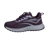 Scarpette da Scoglio Sneakers Estive Donna Eleganti Ortopediche Scarpe Ginnastica Traspiranti Leggere Arco Pianta Larga Sportive Sneaker Moda Antiscivolo Scarpes da Sneakers Eleganti Donna Viola 41