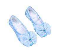 Scarpette Danza Classica Bambina Ballet Flats Shoes Bow Heart Diamond Comfortable Line Dance Ballerinas Dancing for Women Girls Mesh Flat(39)