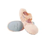 Scarpette Danza Classica Bambina Ballet Shoes High Stretch Canvas Dance Dancing Slippers Kids Flats Split Sole Slip On Practice Girls Woman(Pink,33)