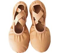 Scarpette Danza, Scarpe Danza Classica Bambina 2 paia Donne Scarpe da allenamento balletto Dance Adulto Bambini per bambini Scarpe da balletto per il corpo Soft Sole Professionale Canvas Scarpe da bal