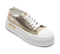 scarpi sportivi casual alla moda con suola spessa e colori a contrasto Scopri questi cestini da donna con plateau e lacci, ideali per dare un tocco originale alla tua collezione di scarpe. Il design a