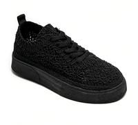 scarpi sportivi con lacci e tomaia traforata con suola platform Il s'agit d'une sneaker à profiling bas (low-top) avec ferment à lacets (lace-up).Empeigne ajourée con un motivo aperto (traforato), evo