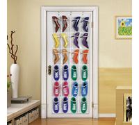 SCARPIERA 12 PAIA DI SCARPE RETRO APPENDERE PORTA SALVASPAZIO SCAFFALE ORGANIZER