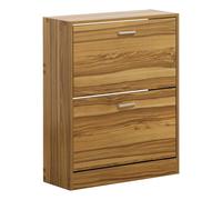 Scarpiera 2 ante 63x80x24 cm in Legno Melaminico Naturale