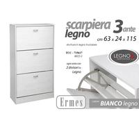 SCARPIERA 3 ANTE SLIM SALVASPAZIO DOPPIA RIBALTA VERTICALE PORT SCARPE 1156324