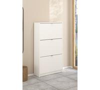 SCARPIERA 3 RIBALTE MOD. SHOES CM 70.3X16.5 H.123.6 BIANCO OPACO