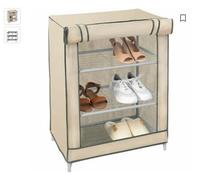 SCARPIERA 3 RIPIANI BEIGE 60X35X85H CM