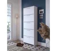 CALITAN FURNITURE FACTORY SP Z O.O. SCARPIERA 5 RIBALTE MOD. Anja CM 69X28 H. 187 Bianco