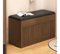 Scarpiera a 3 livelli con scarpa da ingresso Sto Der con sedile Cush marrone 80 cm e scarpiera funzionale per la decorazione domestica