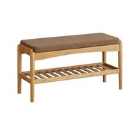 Scarpiera a 3 ripiani in bambù, elegante, per ingresso, corridoio, bagno e soggiorno, design salvaspazio per scarpe, stivali e pantofole