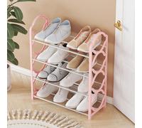 Scarpiera a 4 livelli mensola per scarpe pieghevole