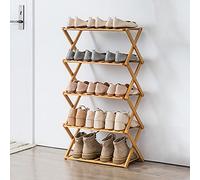 Scarpiera a 5 strati, scaffale multistrato per la casa, facile da montare, per armadio, scarpiera, 50 x 25 x 89 cm, design salvaspazio