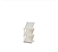Scarpiera a 8 ripiani con ripiano rimovibile, organizer per scarpe, scaffale per casa, corridoio, camera da letto, a più strati, autoportante, libreria organizer per scarpe (bianco)