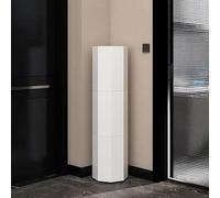 Scarpiera a torre ottagonale girevole a 360°, elegante design autoportante per angoli, elegante e funzionale, dimensioni: 35 x 35 x 45 cm