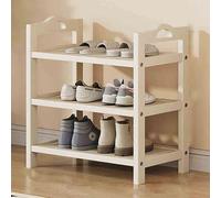 Scarpiera angolare multifunzione, salvaspazio, sottile, 50 x 51 cm, perfetta per piccoli spazi, design elegante, facile da montare