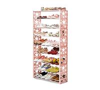 Scarpiera autoportante scarpiera armadio a 9 livelli scarpiera a torre organizer da ingresso scarpiera con tessuto non tessuto può contenere fino a 24 paia di scarpe (colore: B) (D)