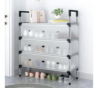 Scarpiera compatta regolabile - Organizer stretto per ingresso, corridoio e camera da letto - soluzione salvaspazio per atrio e corridoio