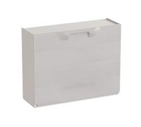 Scarpiera componibile a doghe 51x17,3x40,1 cm bianca Bianco