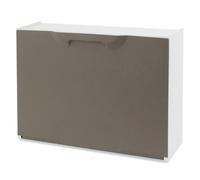 Scarpiera modulare unika bianco/tortora cm 51x17,3 h.cm 40,1
