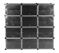 Scarpiera Componibile - Scarpiera Modularecon 12 Scomparti - Scarpiera DIY per Scarpe, Stivali e Pantofole, Scarpiera in Plastica (3 * 4)