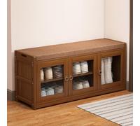 Scarpiera con cuscino, scarpiera e armadio per corridoio, soggiorno, camera da letto e fango, soluzione versatile con ripiano e comoda seduta