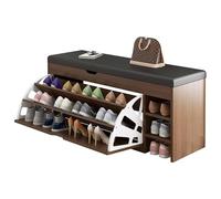 Scarpiera con scaffale nascosto, scarpiera a tre livelli e organizer per ingresso, mobili decorativi moderni