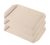 Scarpiera con vassoio antigoccia, set di 3 tappetini scolapiatti e coppa antigoccia per giardino, fango, garage e ingresso, resistente tappetino antigoccia cachi per una facile pulizia