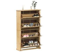 Scarpiera Corona 99 x 32 x 163,5 cm in legno massello di pino