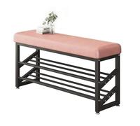 Scarpiera da ingresso a 3 livelli con seduta imbottita, design robusto per una maggiore stabilità, perfetta per organizzare le scarpe in soggiorno, bagno