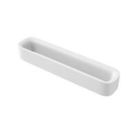 Scarpiera da parete per bagno e corridoio, set di 3 scarpiere salvaspazio, soluzione di archiviazione per casa, interno, scarpiera, bianco