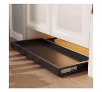 Scarpiera Estraibile, Organizzatore Con Binario Scorrevole A Rimbalzo Per Il Fondo Del Mobile, Scarpiera Estraibile Per Ingresso, Per Armadio Sottoletto(Black,66x44cm)