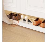 Scarpiera Estraibile, Organizzatore Con Binario Scorrevole A Rimbalzo Per Il Fondo Del Mobile, Scarpiera Estraibile Per Ingresso, Per Armadio Sottoletto(White,51x44cm)