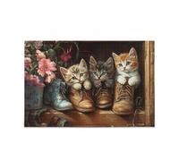 Scarpiera gattini puzzle per adulti impegnativo ed educativo capolavori puzzle 500 pezzi