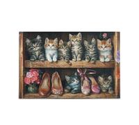 Scarpiera gattini puzzle per adulti impossibile difficile impegnativo famiglia puzzle 500 pezzi