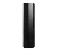 Scarpiera girevole a 360° con porte di adsorbimento. Torre organizer per scarpe in metallo alto per ingresso, corridoio e angoloElegante scarpiera girevole (colore: nero)