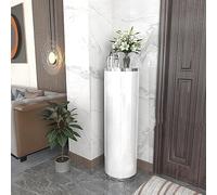 Scarpiera girevole a 360°, torre rotante per riporre le scarpe in ingresso, camera da letto e armadio, design compatto ad angolo, Ø 33 cm, senza porta, massimizza lo spazio e cattura le scarpe in modo