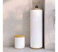 Scarpiera girevole con panca per scarpe, torre portascarpe girevole per ingresso, scarpiera verticale con ripiani removibili per riporre le scarpe(8 layers)