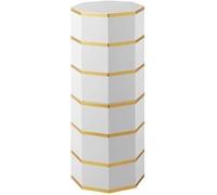 Scarpiera girevole con porta a ventosa, armadietto rotondo in metallo, design alto pigro per corridoio