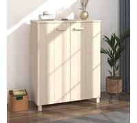 vidaXL Scarpiera HAMAR ambra 85x40x108 cm in Legno Massello di Pino