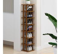 Scarpiera impermeabile in legno per esterni, scarpiera alta e stretta, per ingresso, dormitorio sotto il letto, perfetta per la gestione delle scarpe e per risparmiare spazio