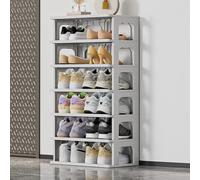 Scarpiera impilabile, scarpiera per spazi stretti, scarpiera verticale in plastica, ripiani per scarpe da ingresso, portascarpe da ingresso, organizer per scarpe impilabile, scatola per scarpe, giunzi