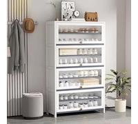 Scarpiera In Bambù, Panche Portaoggetti Multifunzione, Organizer Moderno Per Scarpe A 7 Ripiani, Per Ingresso, Corridoio, Soggiorno, Bagno D,70x32x172cm
