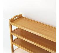 Scarpiera in bambù - Soluzione durevole e sostenibile per riporre le scarpe, portatile, antipolvere, design antiscivolo, altezza 80 cm, perfetta per la casa e risparmio di spazio